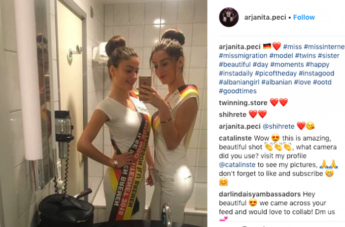 Сестры-близнецы соперничают за титул королевы красоты Miss Intercontinental