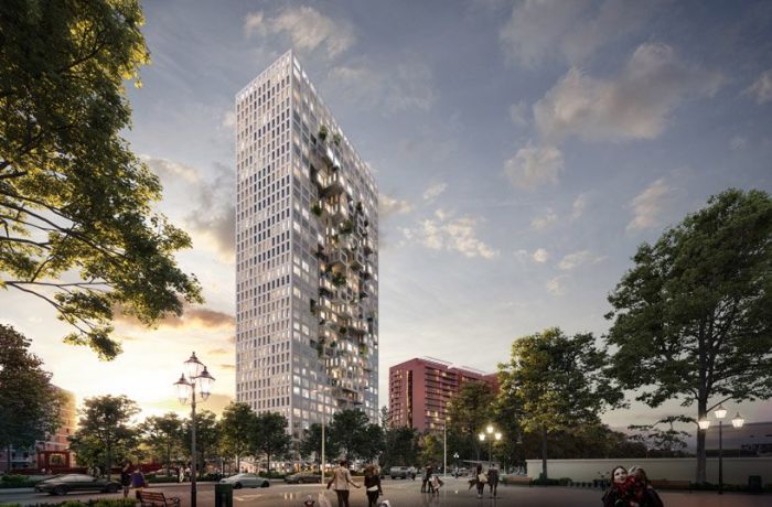 Downtown One - строительство самого высокого здания Албании началось 