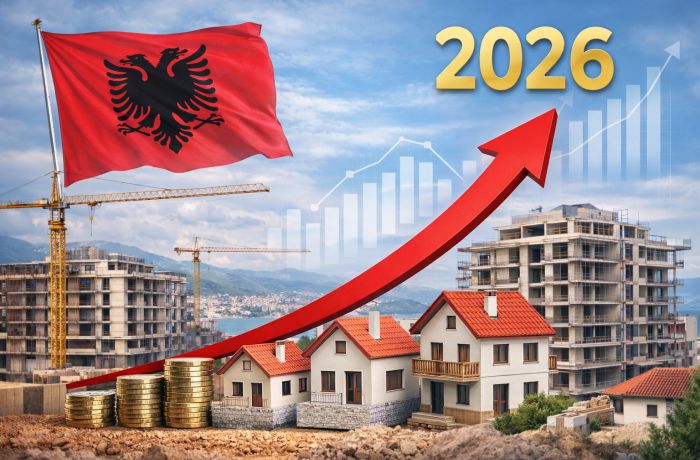 Застройщики Албании прогнозируют рост цен на недвижимость в 2026 году