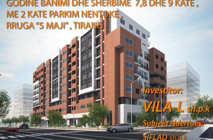 Застройщики VILA L shpk и Siflad shpk представили новый ЖК в столице Албании 