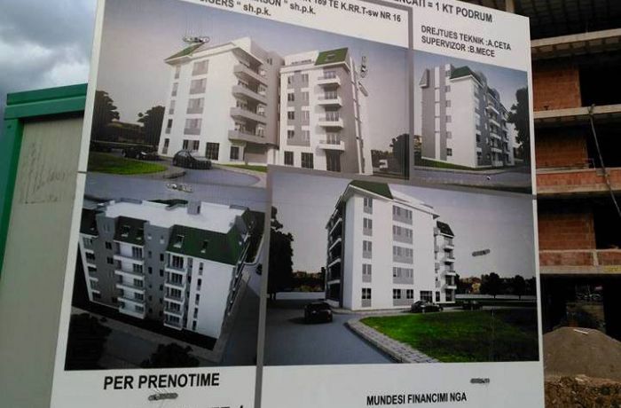 В столице Албании строится новый жилой комплекс рядом с канатной дорогой на гору Дайти