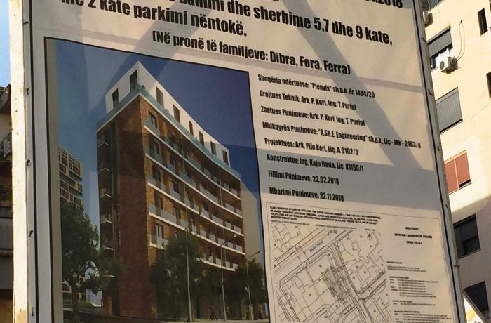 PIENVIS sh.pk строит новый жилой комплекс в Тиране 
