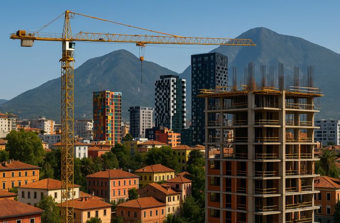 Eurostat: Албания – лидер Европы по доле строительства в экономике 