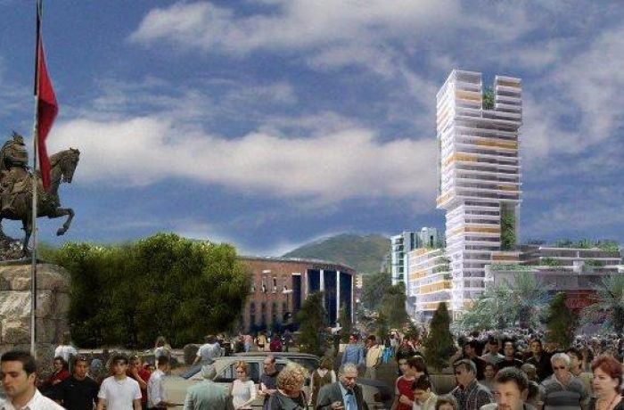 В столице Албании будет построен небоскреб Eyes of Tirana