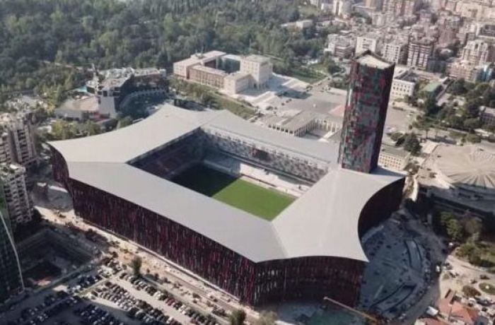Как выглядит лучший стадион Албании - Arena Kombetare