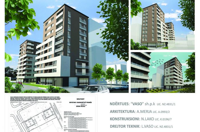 Недвижимость в Албании 2020: компания VASO sh.p.k. строит новый ЖК в Тиране 
