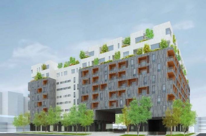 В центре албанской столицы строится жилой комплекс Foleja e Gjelber