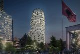 Архитекторы MVRDV спроектировали высотку, вдохновившись обликом героя Албании 