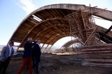 В Корче строится многофункциональный спортивно-культурный комплекс 