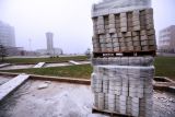 Фотоотчет о работах по восстановлению городской площади Кукеса 